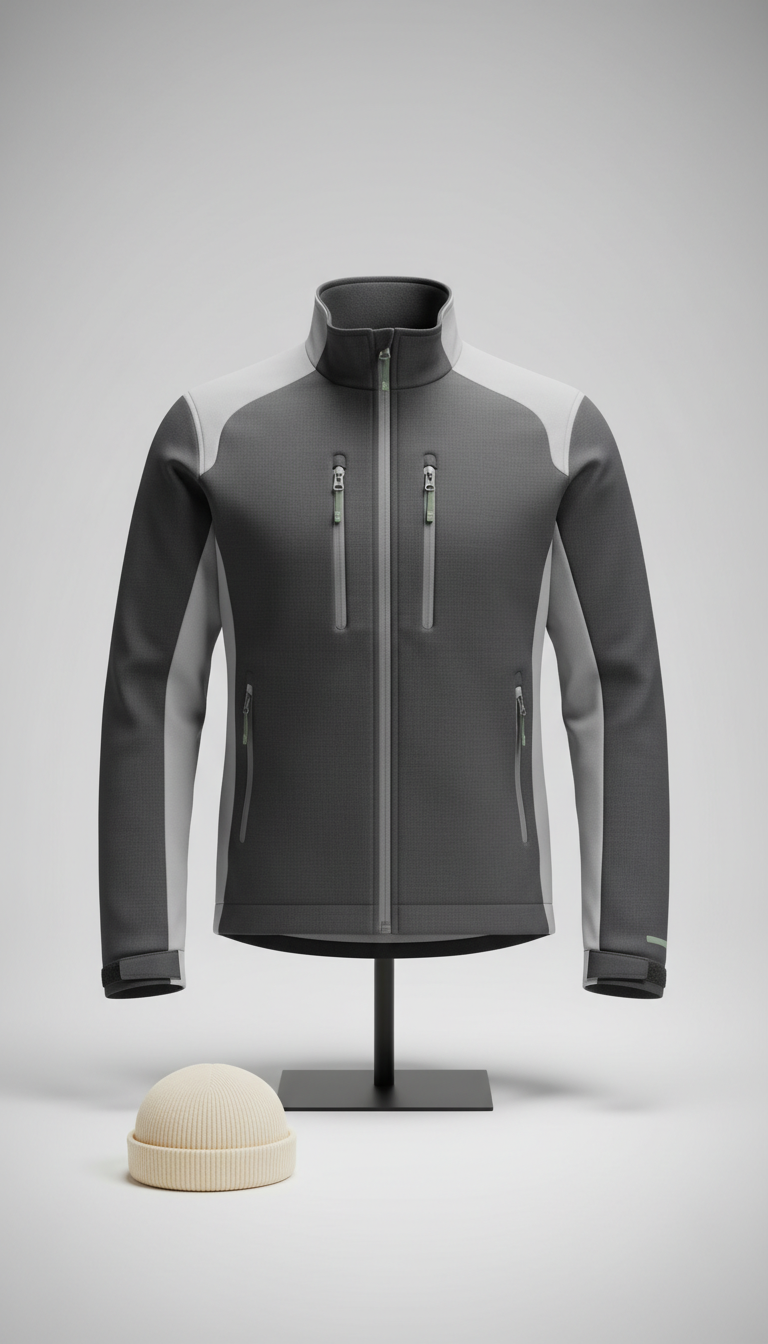 Tailored technical synthetic jacket