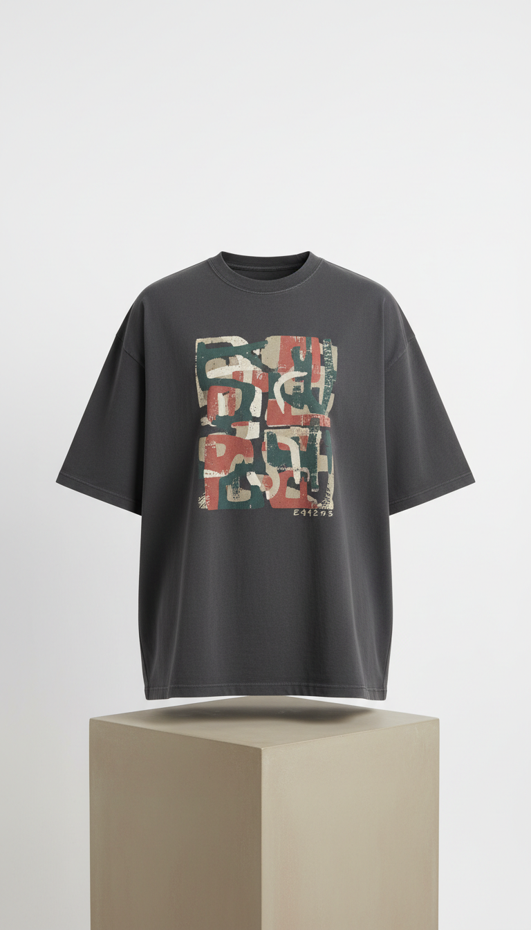 Urban Jade oversized art tee