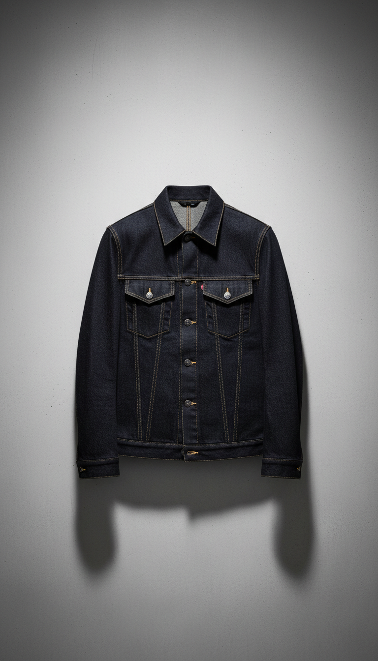 Tailored Japanese denim jacket