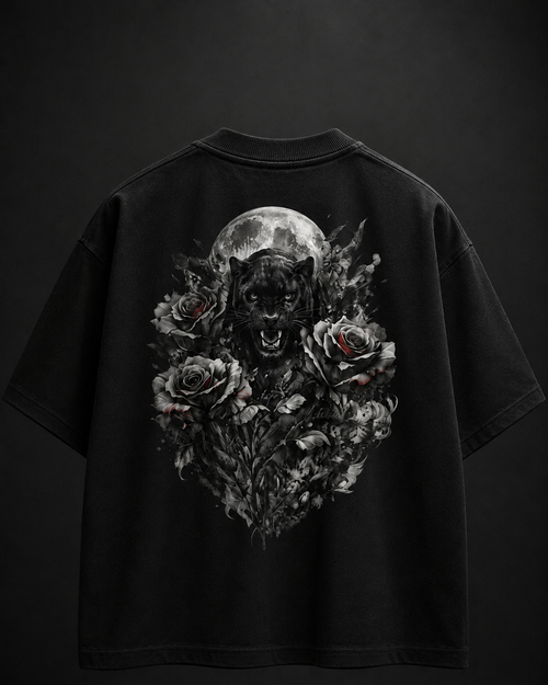 NOIR PANTHER OVERSIZED TEE